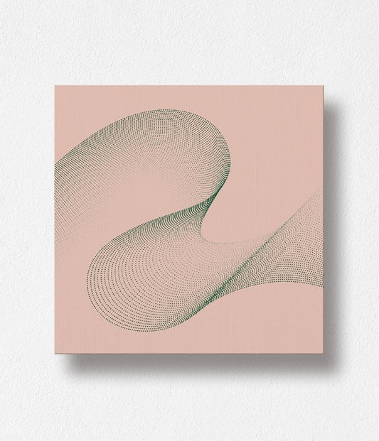 Dot Wave_green/pink